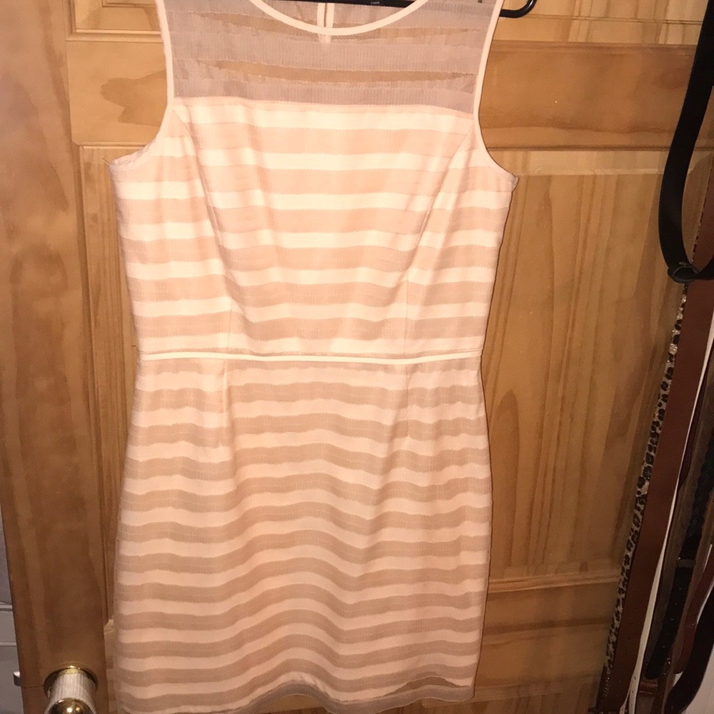 Tahari blush dress size 10
